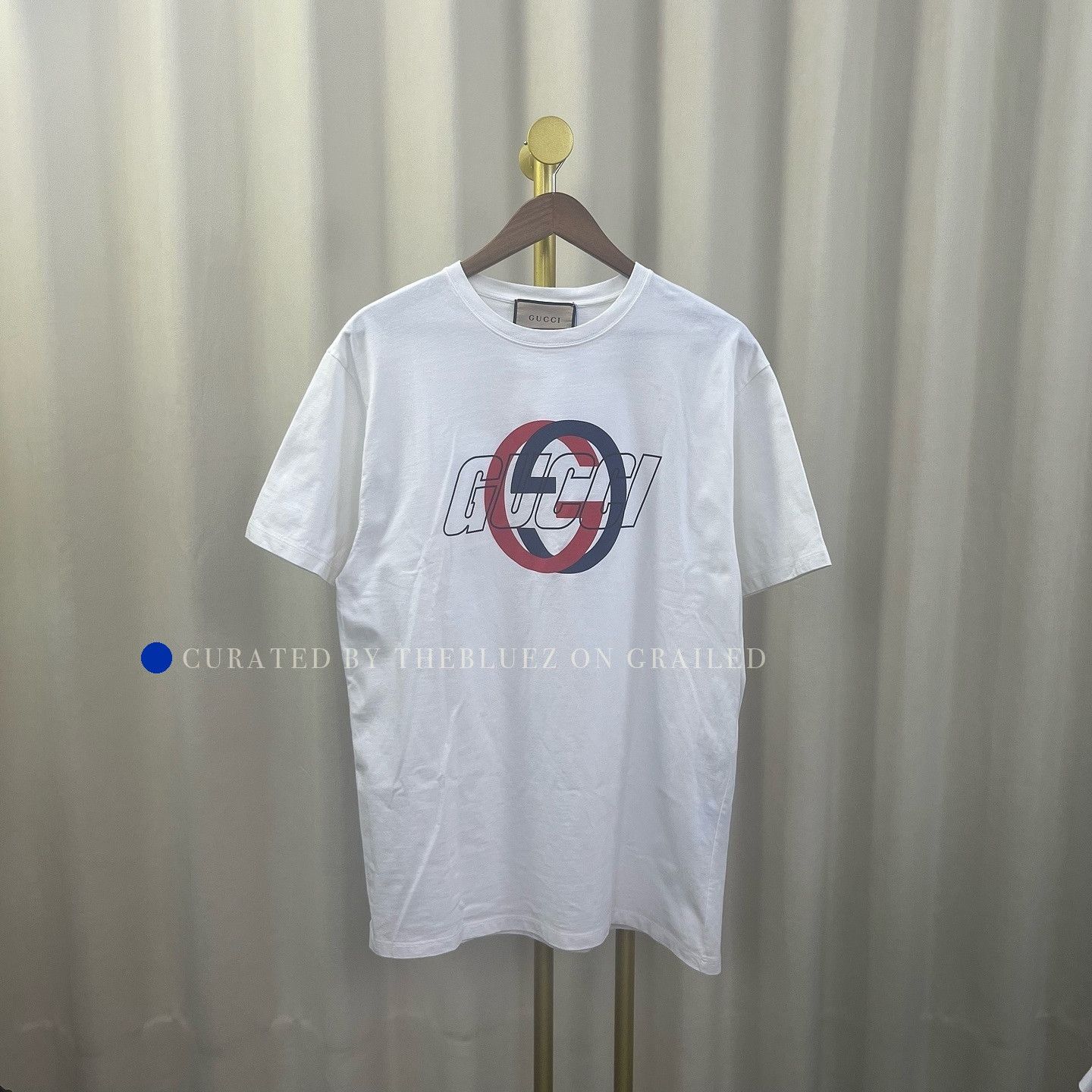 Gucci Interlocking G Logo T-Shirt in White Size US L / EU 52-54 / 3 - 1 Thumbnail