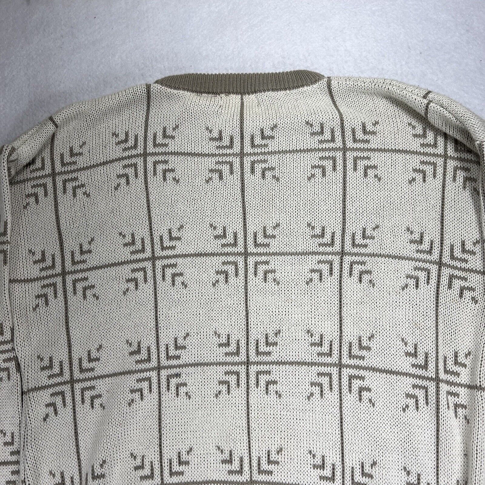 Other Vintage St. Stephen Maison Blanche Large Beige Sweater Size US L / EU 52-54 / 3 - 8 Thumbnail