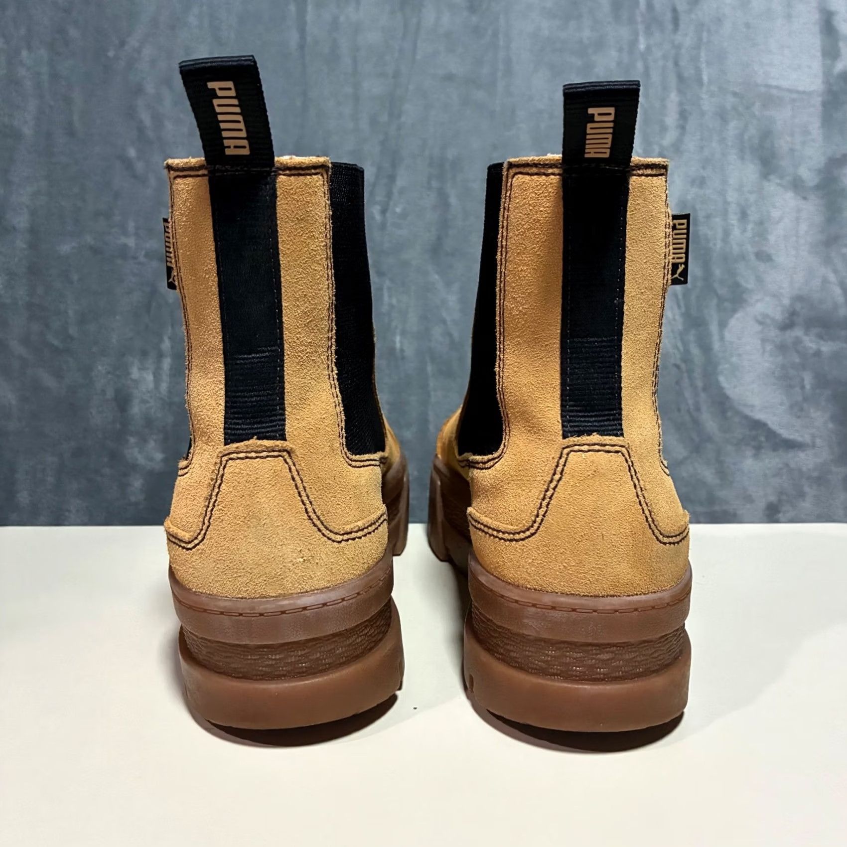 Puma Puma Chelsea Tan Suede Platform Boots Womens 10 Size US 10 / IT 40 - 4 Thumbnail