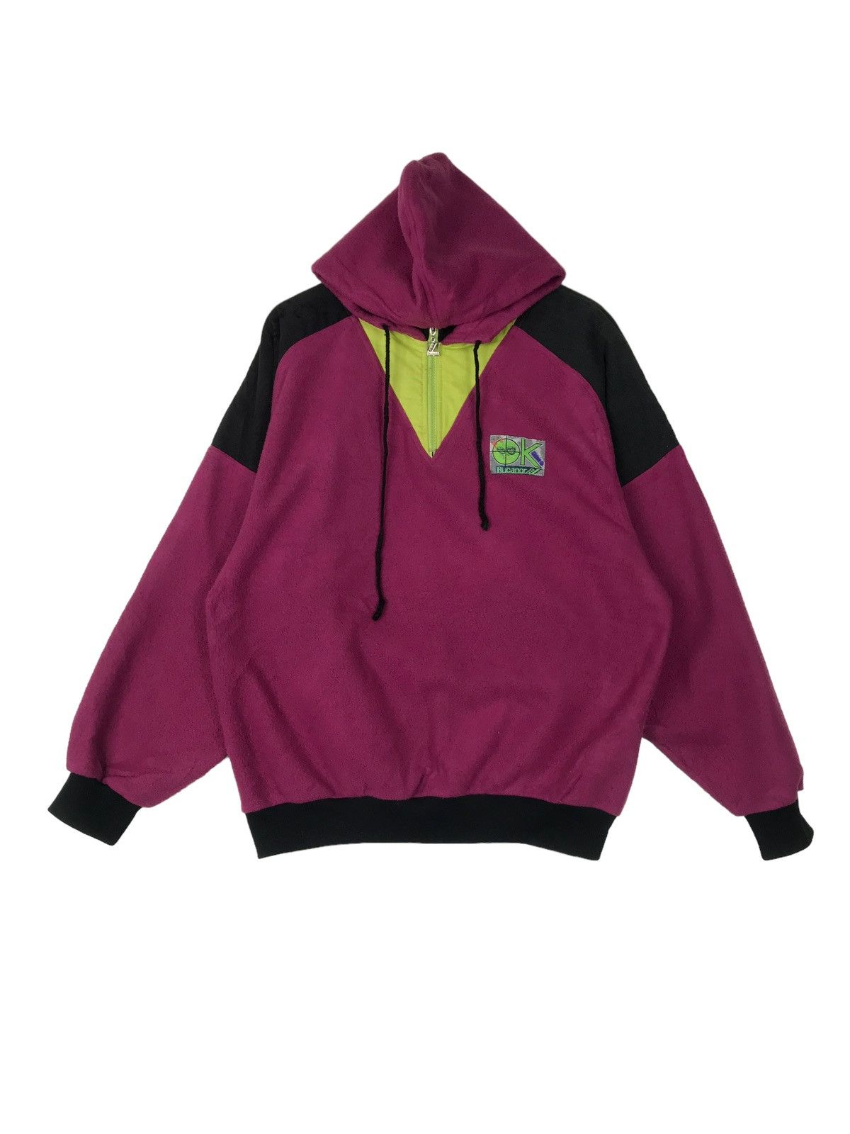 Art Comes First × Sports Specialties 🔥 1990s VINTAGE RUCANOR SPORTISAN ART FLEECE ANORAK HOODIE Size US L / EU 52-54 / 3 - 6 Thumbnail