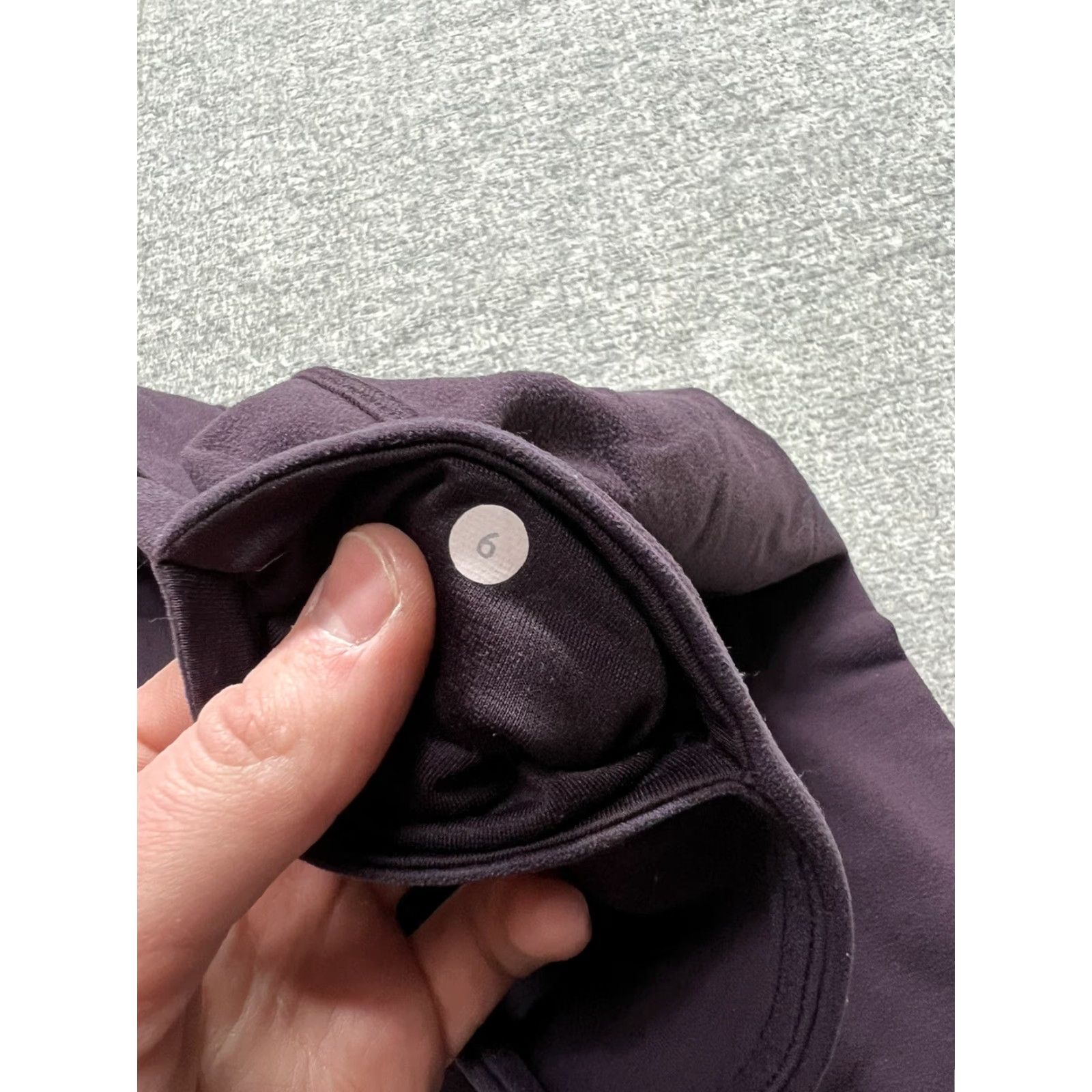 Lululemon Lululemon Maroon Red Train Times Crop Leggings 24” womens size 6 Size 28" / US 6 / IT 42 - 3 Thumbnail