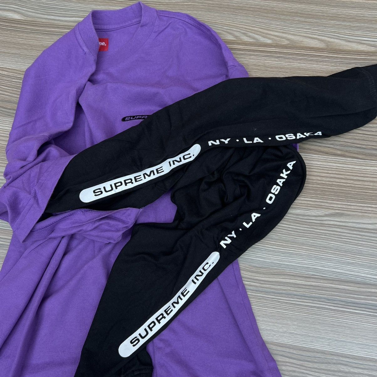 Supreme Supreme Inc. Paneled Longsleeve Tshirt. Size US M / EU 48-50 / 2 - 6 Thumbnail