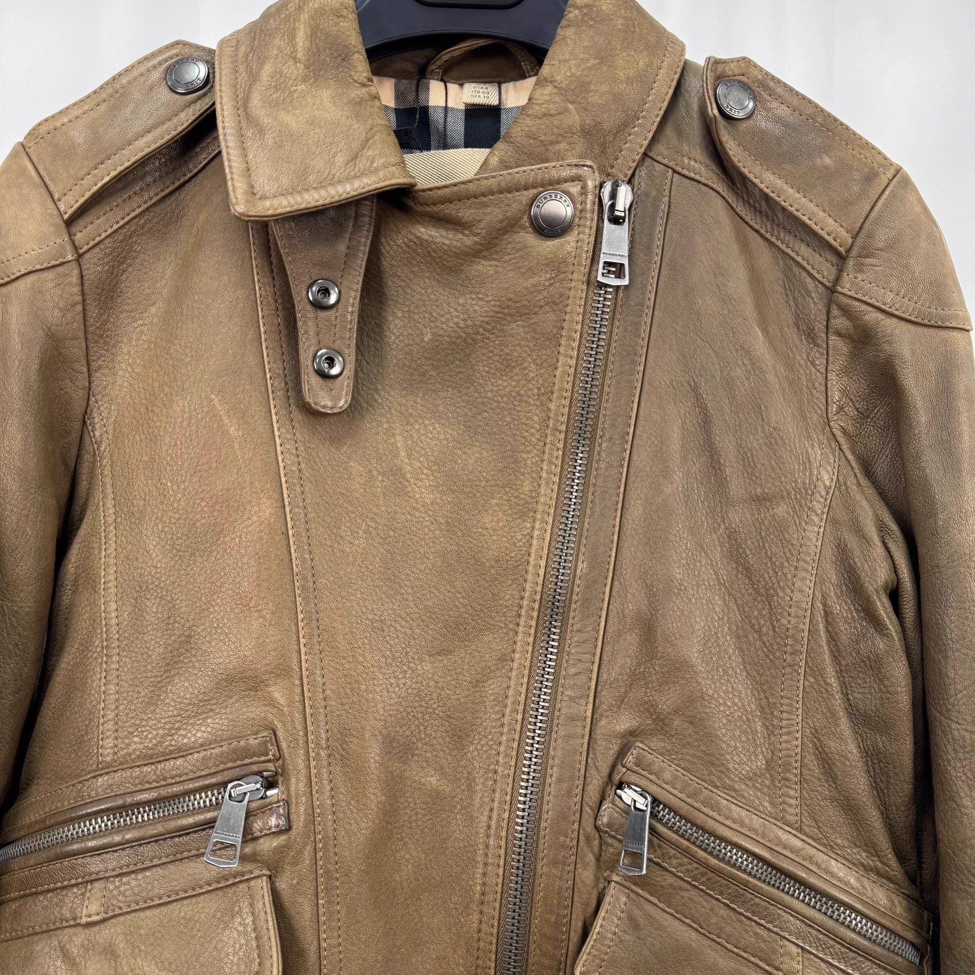Burberry Burberry Quilted Sheepskin Jacket Check Lined UK8 95 New Size S / US 4 / IT 40 - 3 Thumbnail