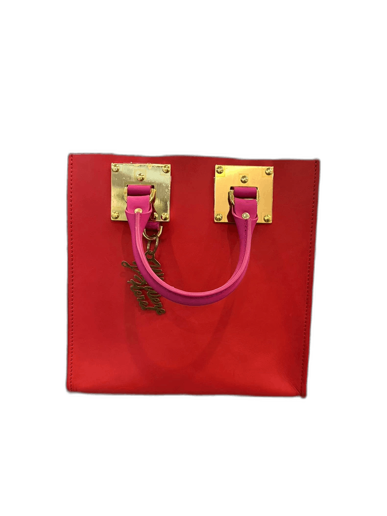 Sophie Hulme Red Pink Shoulder Bag, Women's