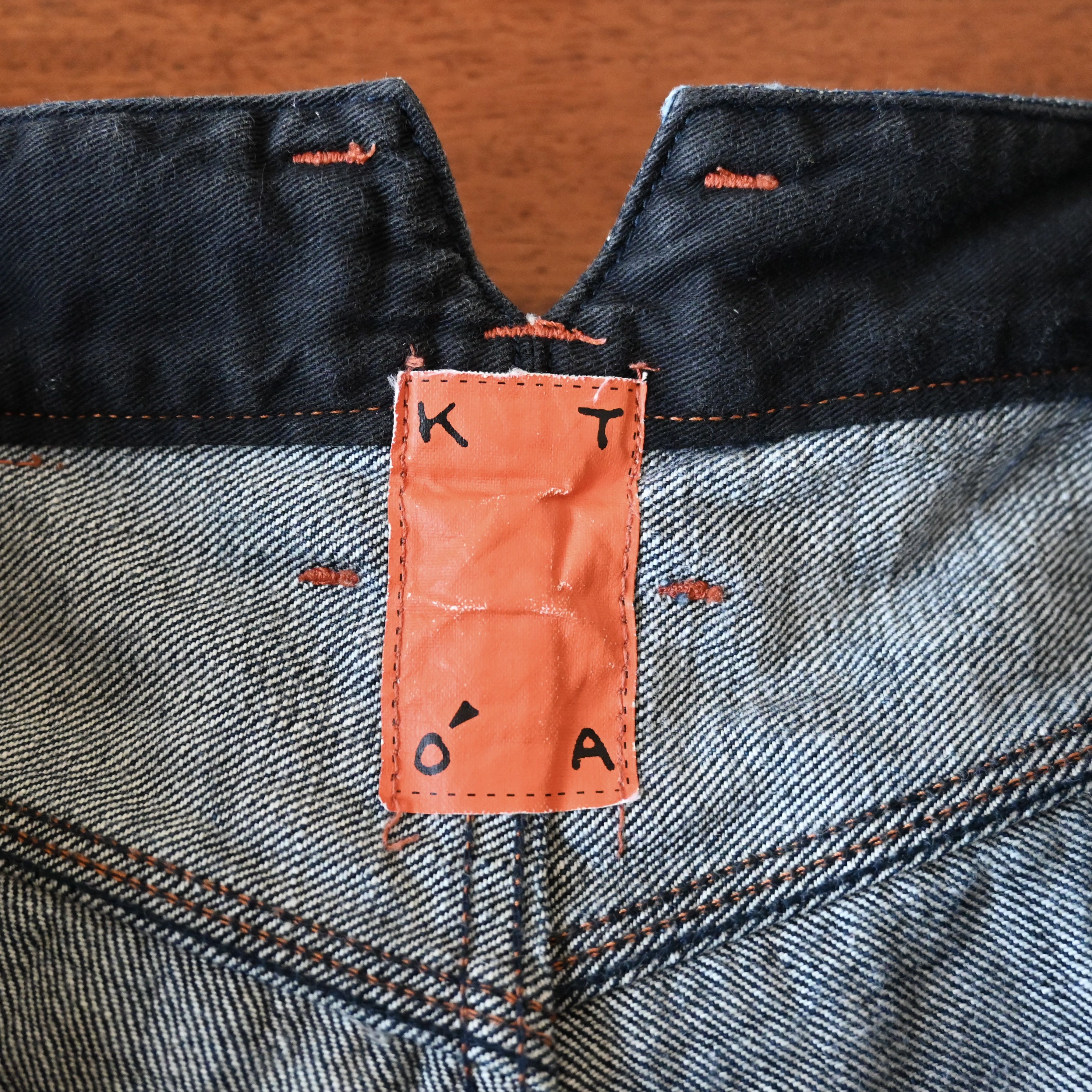 KATO KATO buckle-back rigid denim jeans made in Japan Size US 34 / EU 50 - 17 Thumbnail