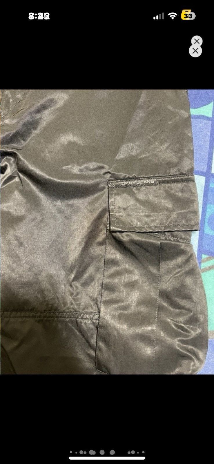 DKNY ***FINAL DROP***RARE 90s DKNY TECHNICAL WIDE CARGO 31 Size US 31 - 10 Thumbnail