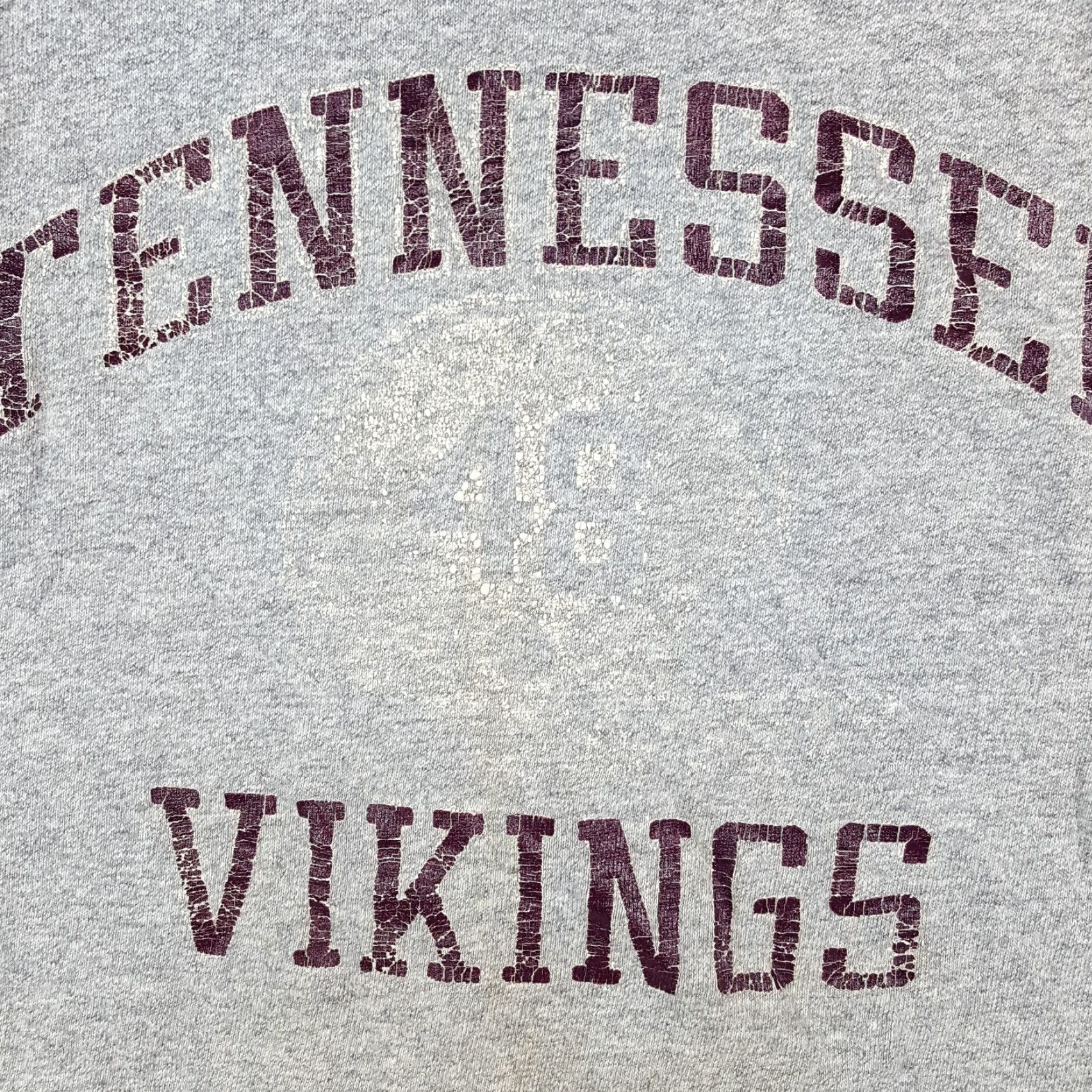 Champion VINTAGE Tennessee Vikings Cropped School Tee Women's Size M Gray T-Shirt 80s 90s College Sports Retro Champion Shirt Athletic Gym Size M / US 6-8 / IT 42-44 - 3 Thumbnail