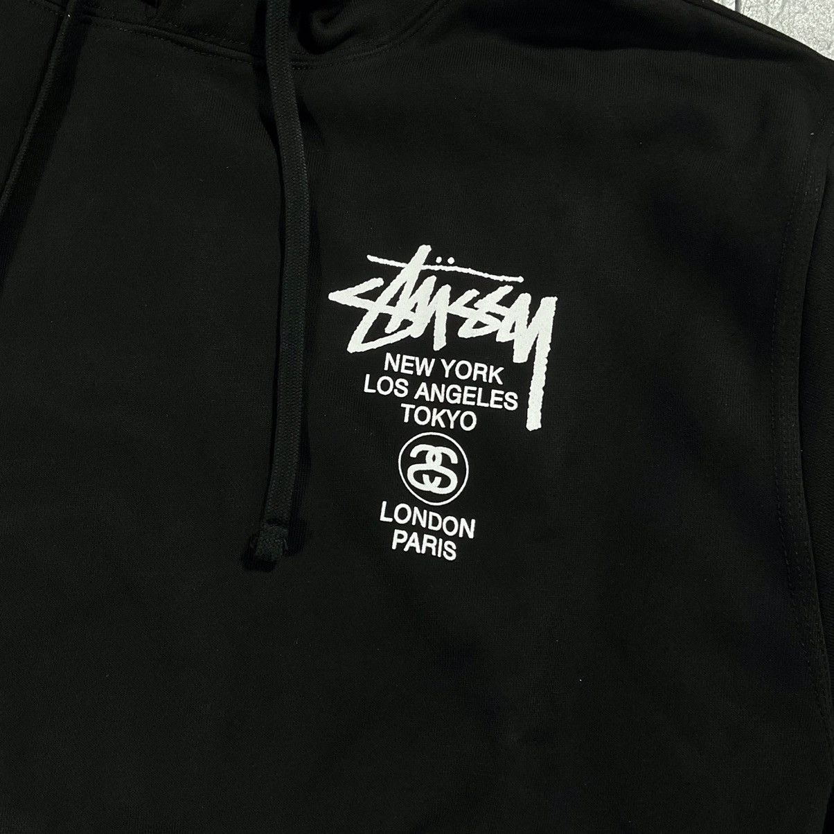 Stussy Stussy World Tour Hoodie Black Size US L / EU 52-54 / 3 - 4 Thumbnail