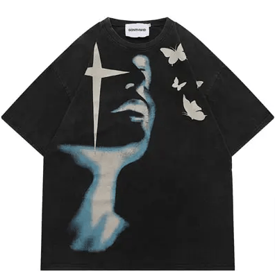 Japanese Brand × Vintage "Cloud Man-M" Oversized T-shirt Size US M / EU 48-50 / 2 - 1 Thumbnail