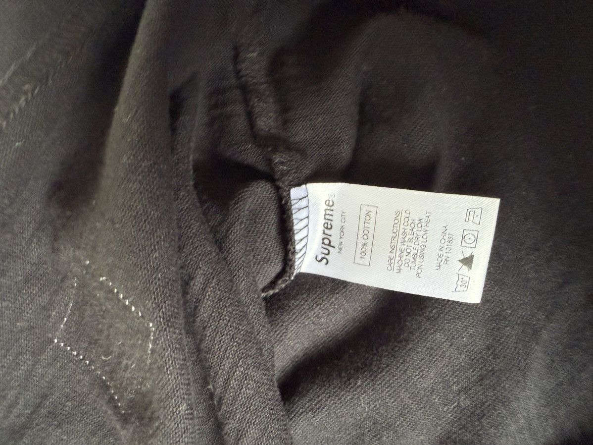 Supreme Unisex Black Supreme Crewneck Shirt Size US S / EU 44-46 / 1 - 4 Thumbnail