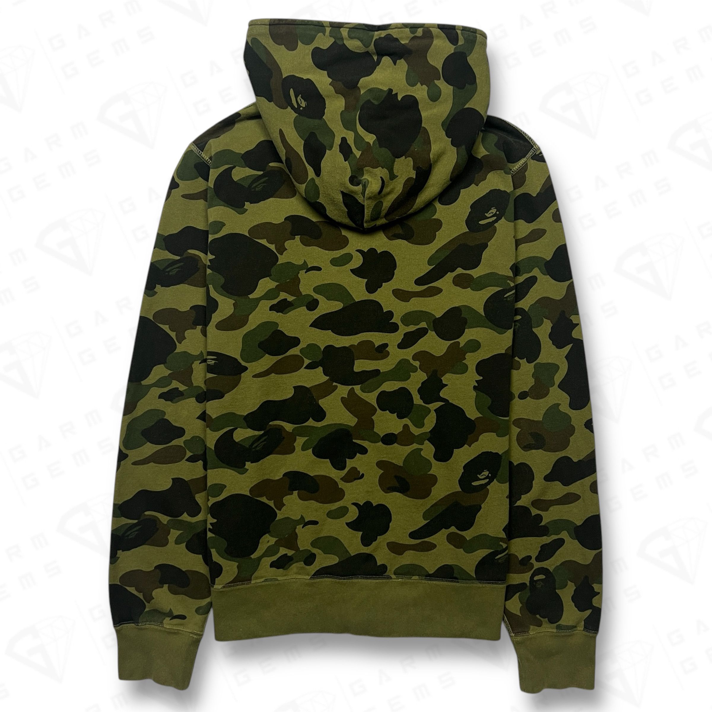 Bape A Bathing Ape Camo Full Zip Hoodie Size US XL / EU 56 / 4 - 2 Thumbnail
