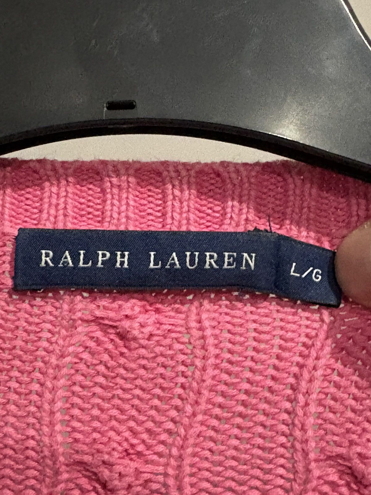 Ralph Lauren Ralph Lauren Cable-Knit Jumper & Sweater Men’s Pink L Size L / US 10 / IT 46 - 7 Thumbnail