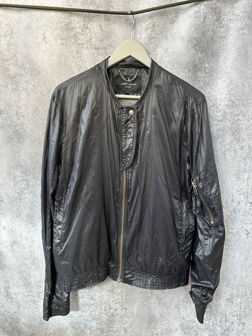 Allsaints × Vintage Allsaints Howard Nylon Jacket Vintage Long Sleeve Bomber Size L / US 10 / IT 46 - 2 Thumbnail