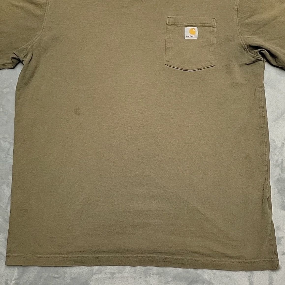 Carhartt Carhartt Shirt Men LT Green Original Fit Short Sleeve Crewneck Pocket T K87 Shirt Mens LT Green Crewneck Pocket Short Sleeve Original Fit Size US L / EU 52-54 / 3 - 2 Thumbnail