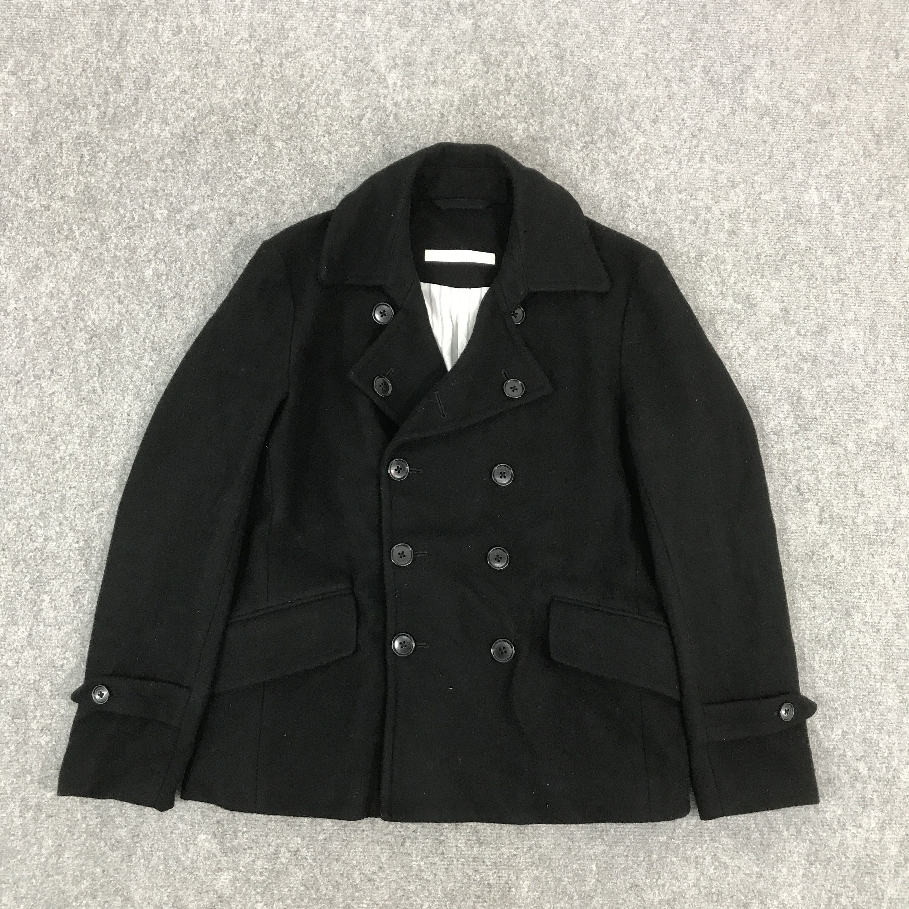 Designer × Japanese Brand MALE & CO DOUBLE BREASTED PUNK JAPAN WOOL JACKET Size US M / EU 48-50 / 2 - 1 Thumbnail
