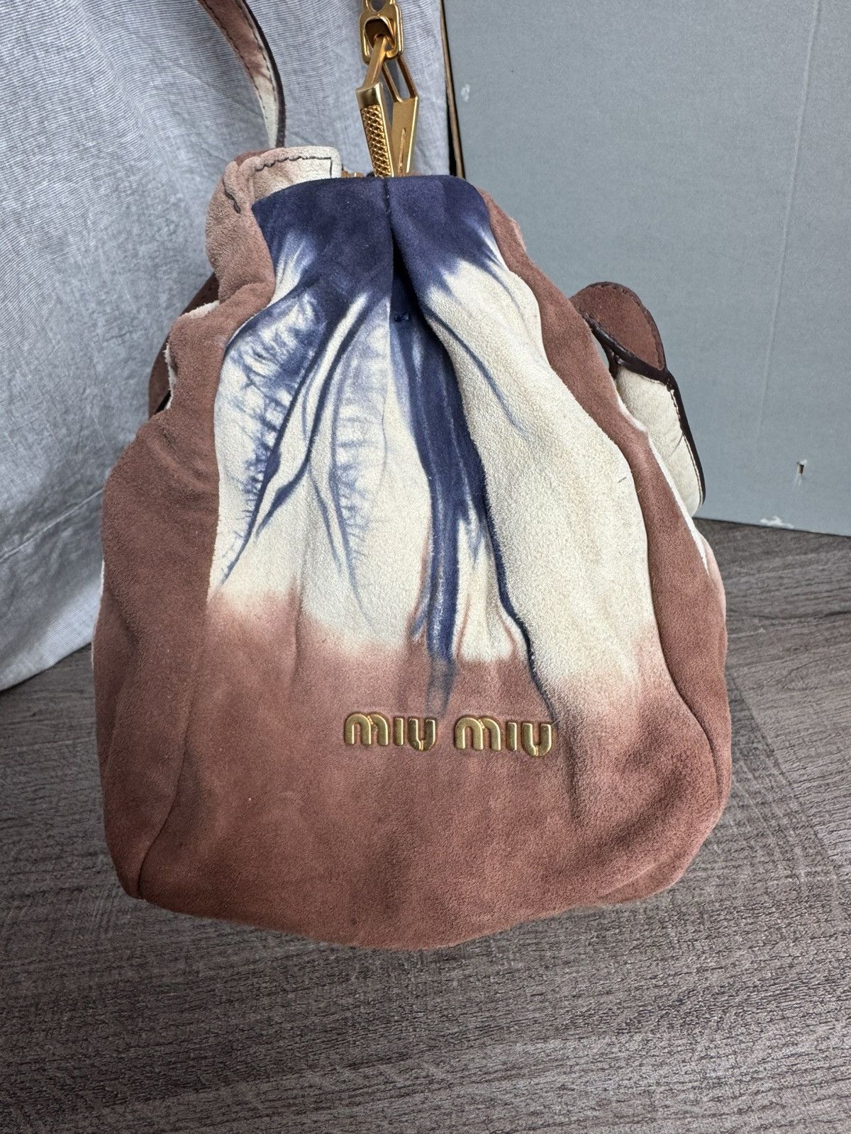 Miu Miu Vintage Miu Miu brown tie-dye bag Size ONE SIZE - 3 Thumbnail