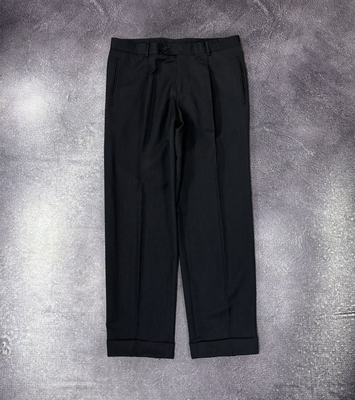 Hugo Boss Hugo Boss 3-Piece Men’s Luxury Classic Formal Wool Suit Size 44R - 7 Thumbnail