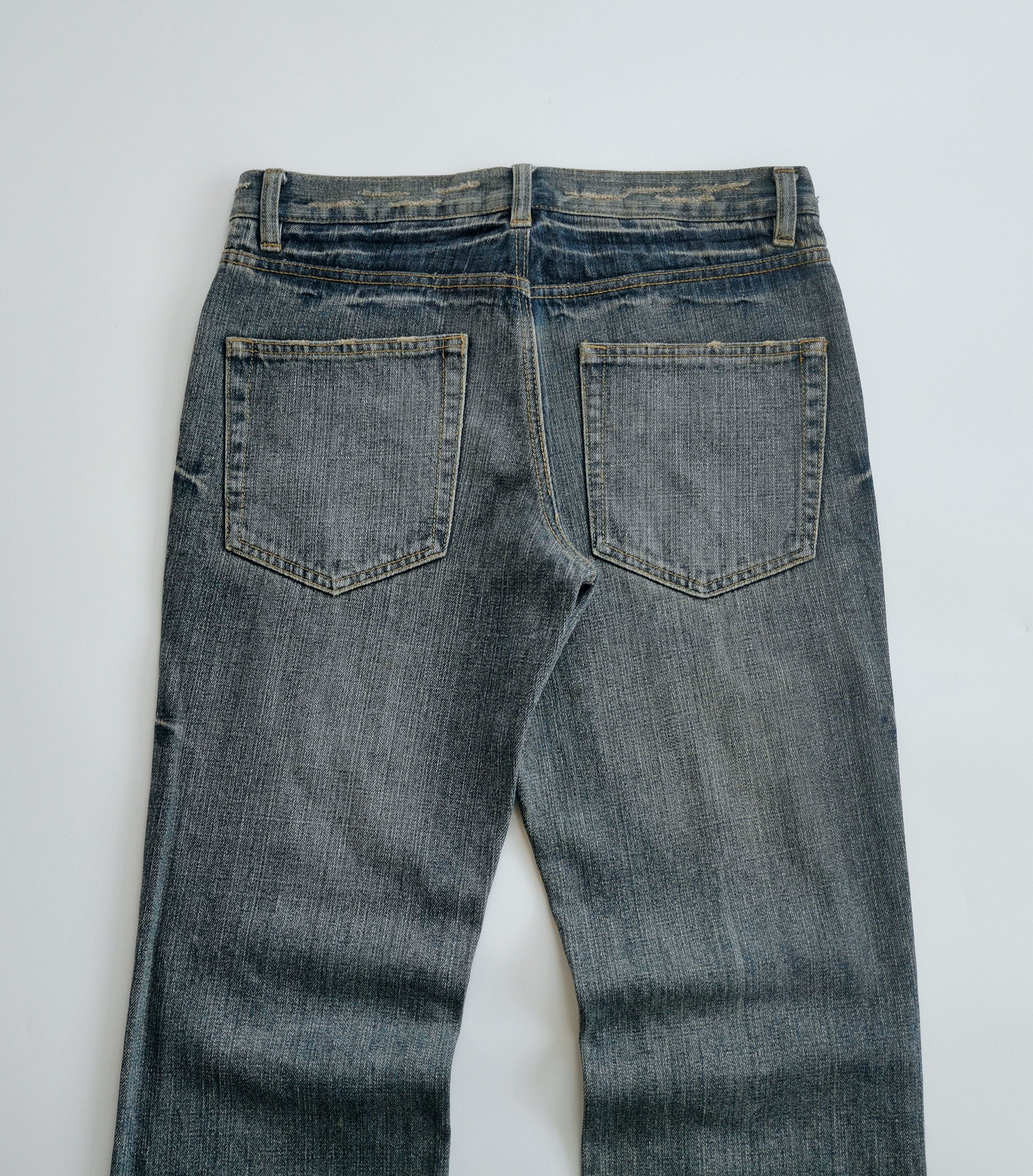 Kapital Nouveau Brillant Homme Patches Flare Denim Jeans 32x33 Size US 31 - 6 Thumbnail