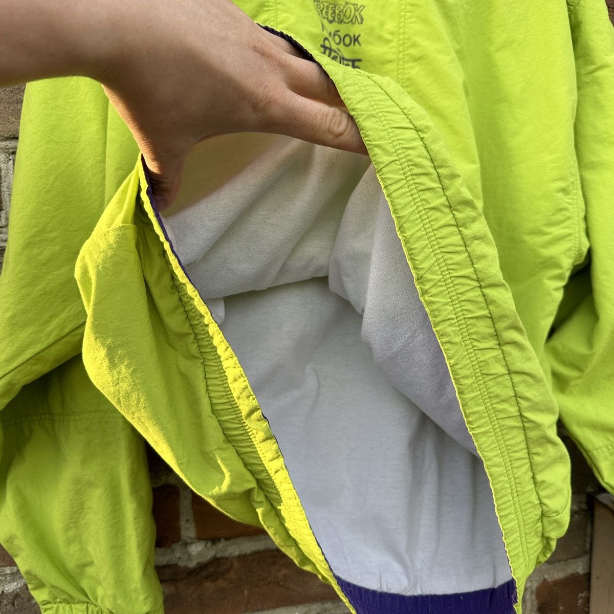 Reebok Rare Vintage 90s Reebok Tracksuit Jacket Hip Hop Nike Size US L / EU 52-54 / 3 - 8 Thumbnail