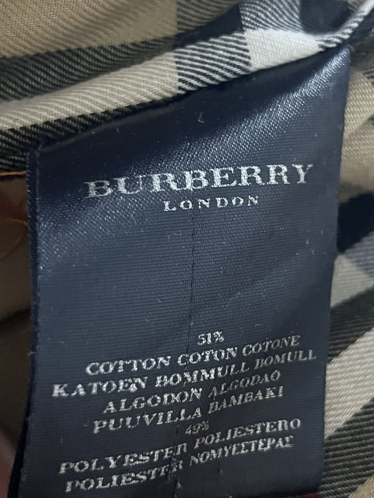 Burberry London Sten Collar Coat Nova Check Red