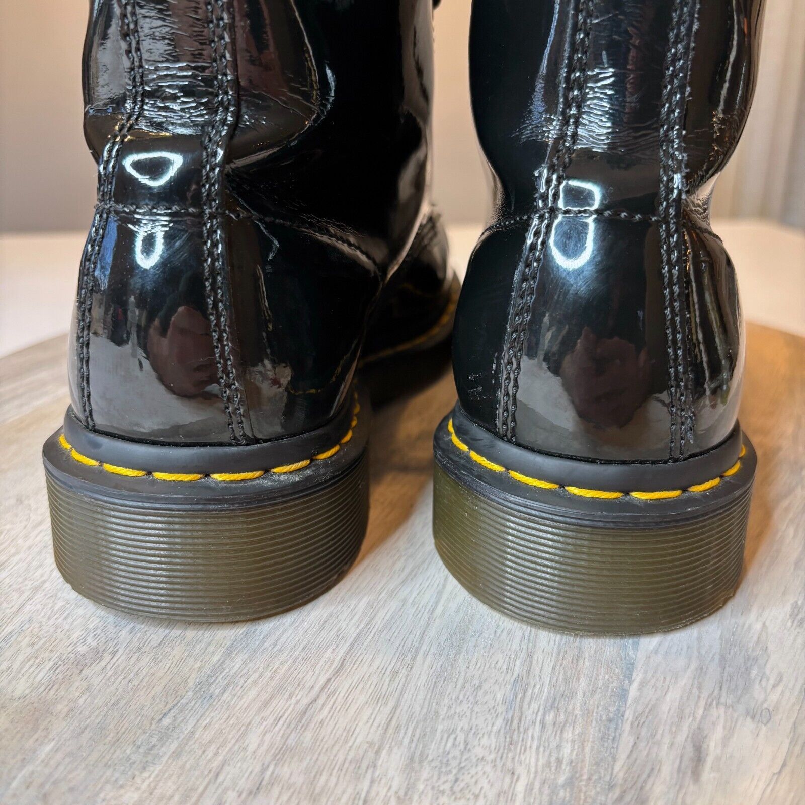 Dr. Martens Dr. Martens Patent Leather Combat Boots Style 1460 W Size 8 Size US 8 / IT 38 - 6 Thumbnail