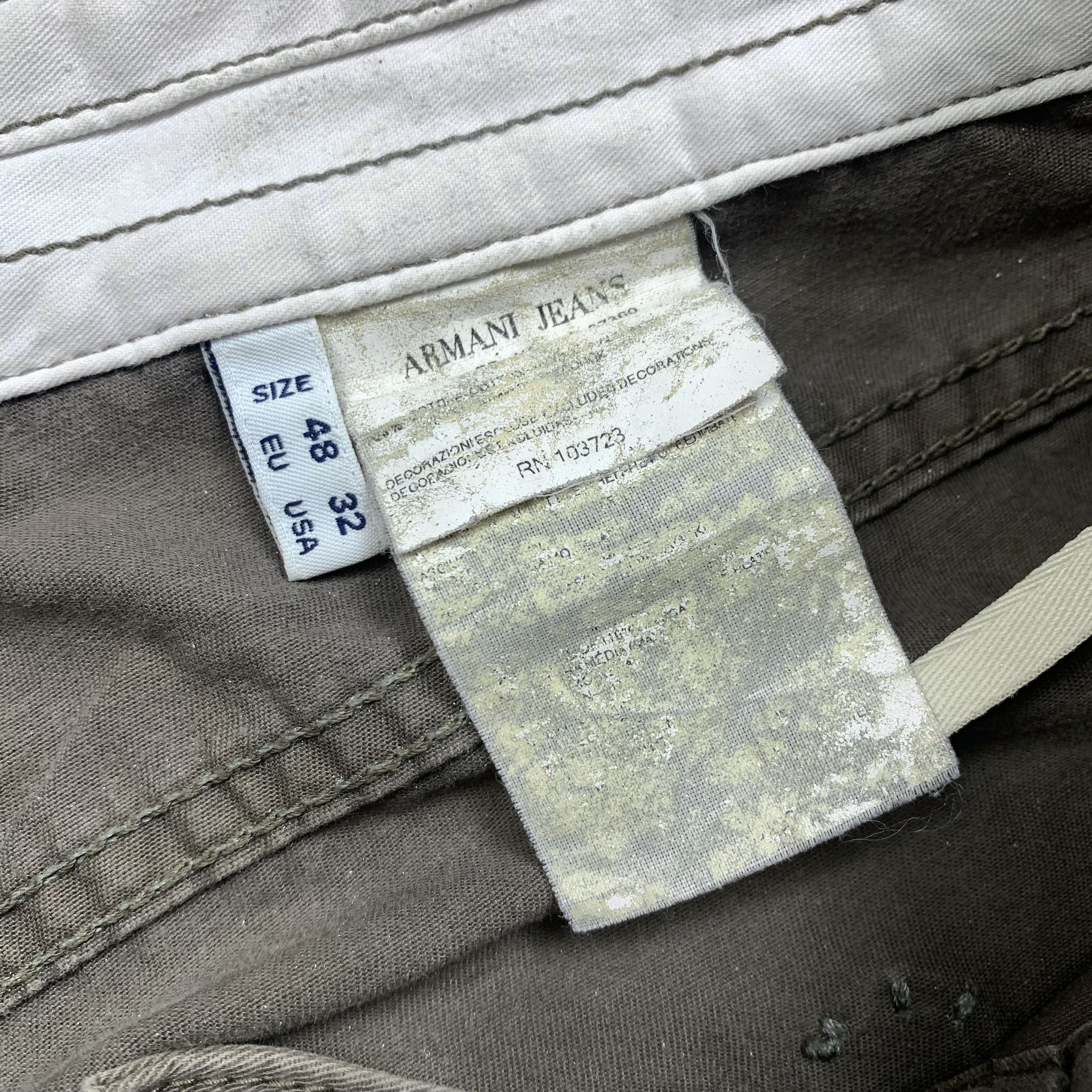 Armani Armani Jeans Multi Pocket Pants Cargo Biker Size US 32 / EU 48 - 12 Thumbnail