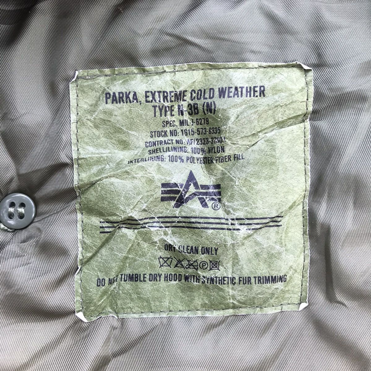 Alpha Industries ALPHA INDUSTRIES PARKA COLD WEATHER TYPE N3B Size US S / EU 44-46 / 1 - 12 Thumbnail