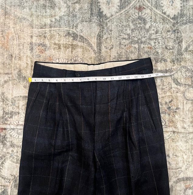 Vintage Vintage Marztex Italy Wool Pleated Trousers, Made in Italy Size US 33 - 3 Thumbnail