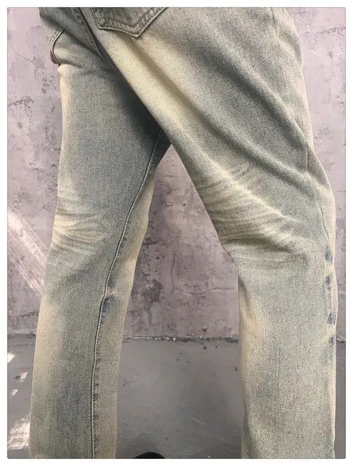 VIBE punk washed faded grunge flared jeans Size US 32 / EU 48 - 3 Thumbnail