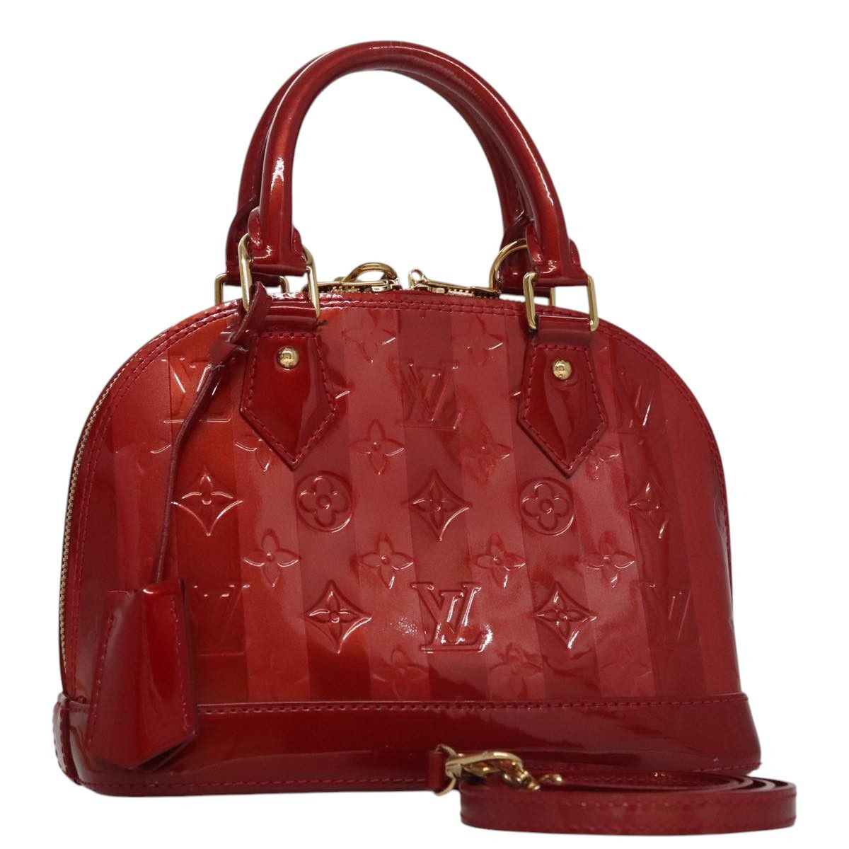 Louis Vuitton Alma Red Patent Leather Handbag (Pre-Owned) Size ONE SIZE - 1 Thumbnail