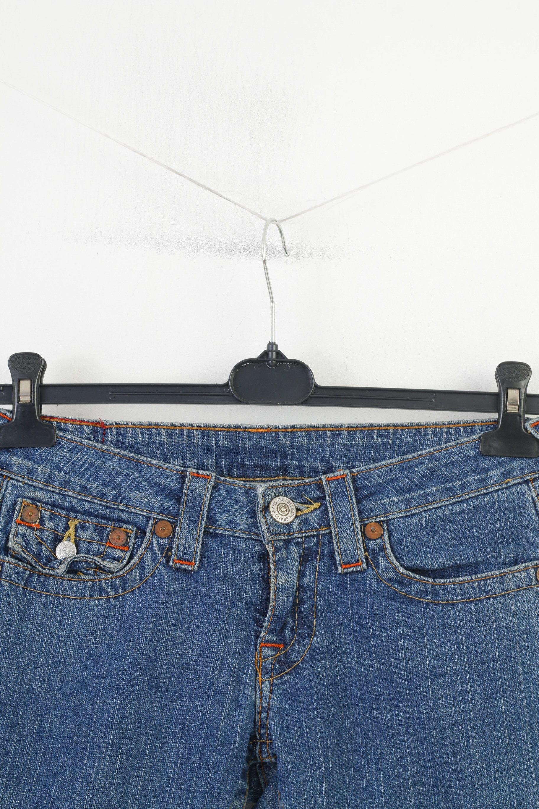True Religion True Religion Woman 27 Trousers Jeans Blue Cotton 4122 Size 27" / US 4 / IT 40 - 2 Thumbnail
