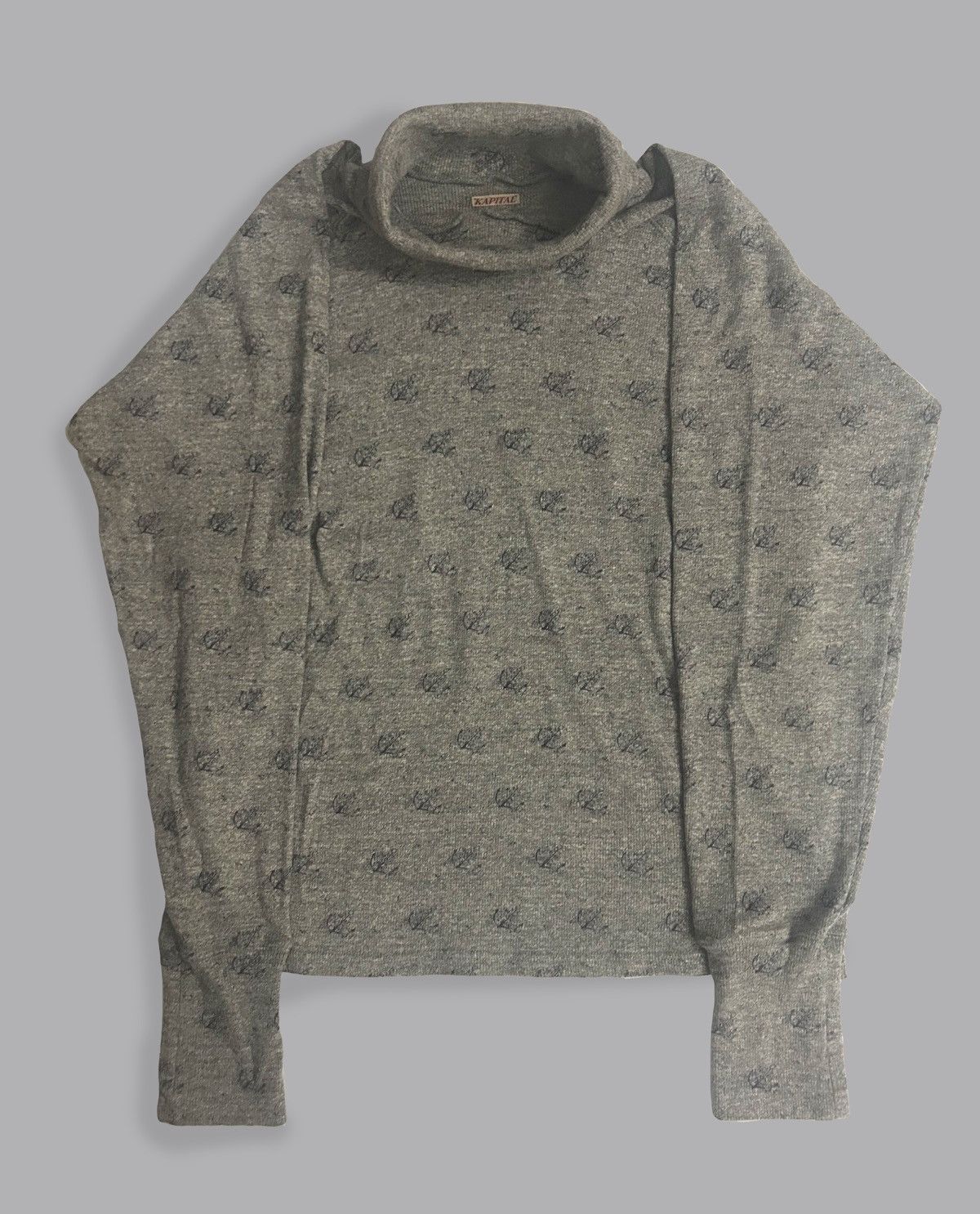 Kapital Anchor Turtleneck Sweater Size US XL / EU 56 / 4 - 1 Thumbnail