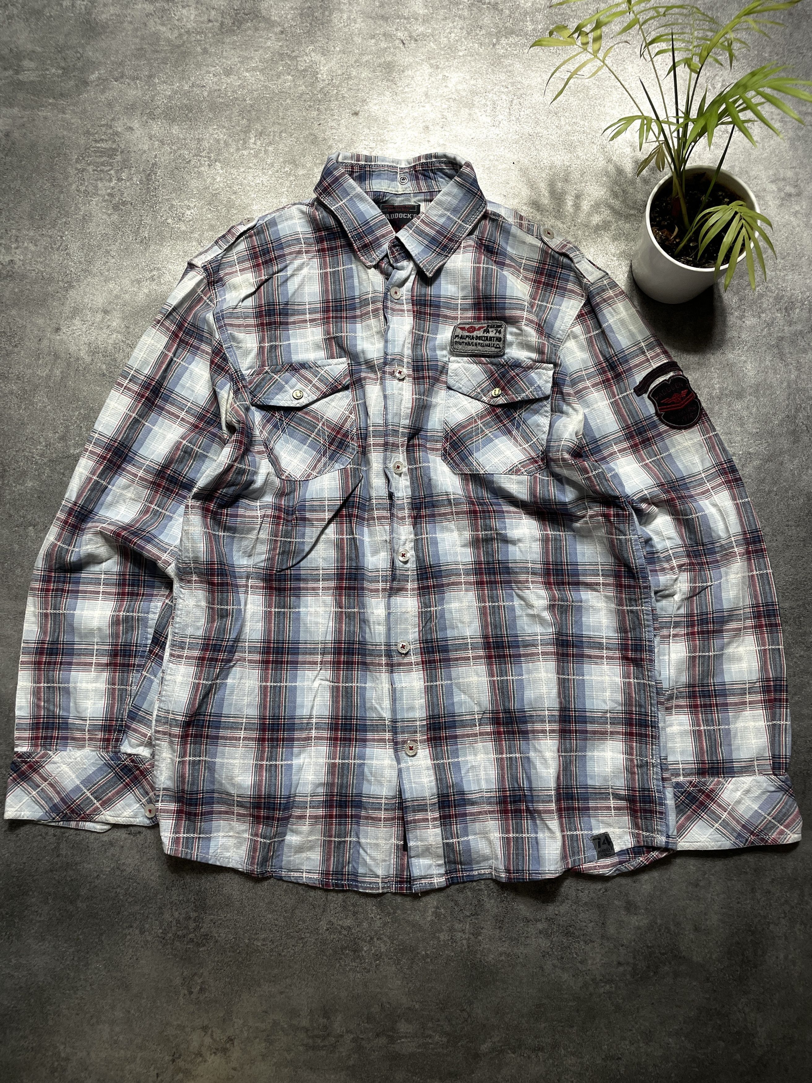 Vintage ❗️RARE❗️Vintage Y2K Paddock’s Shirt Cotton Size US L / EU 52-54 / 3 - 1 Thumbnail