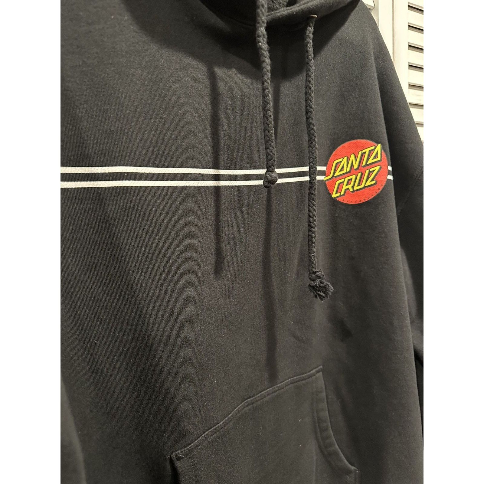 Santa Cruz Skateboards Classic Dot Pullover Hoodie Santa Cruz XL Black Size US XL / EU 56 / 4 - 2 Thumbnail