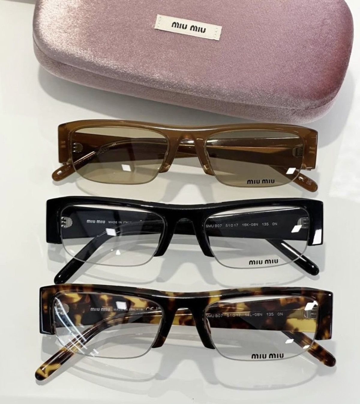 Miu Miu NEW Miu Miu sunglasses Miu Miu MU B07S 22I10R Size ONE SIZE - 5 Thumbnail