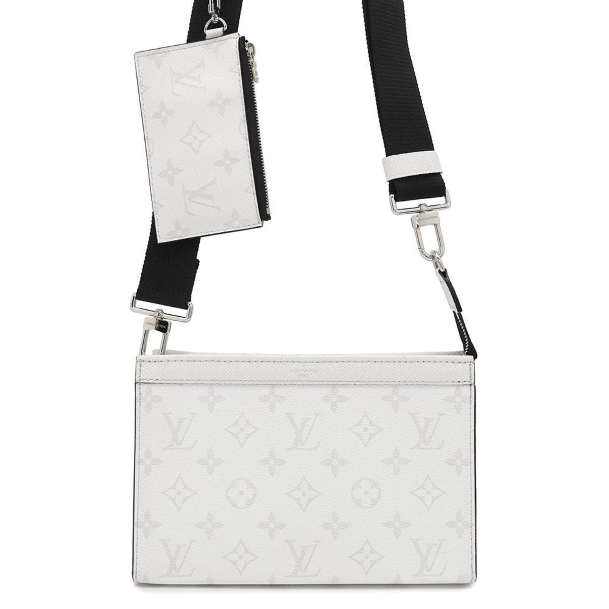 Louis Vuitton Shoulder Bag Monogram Taiga Gaston Wearable Wallet M30935 Louis Vuitton White, Women's
