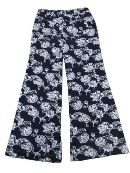 Japanese Brand × The Unbranded Brand UNBRAND DENIM FLARED PANTS FLORAL Size 31" - 3 Thumbnail