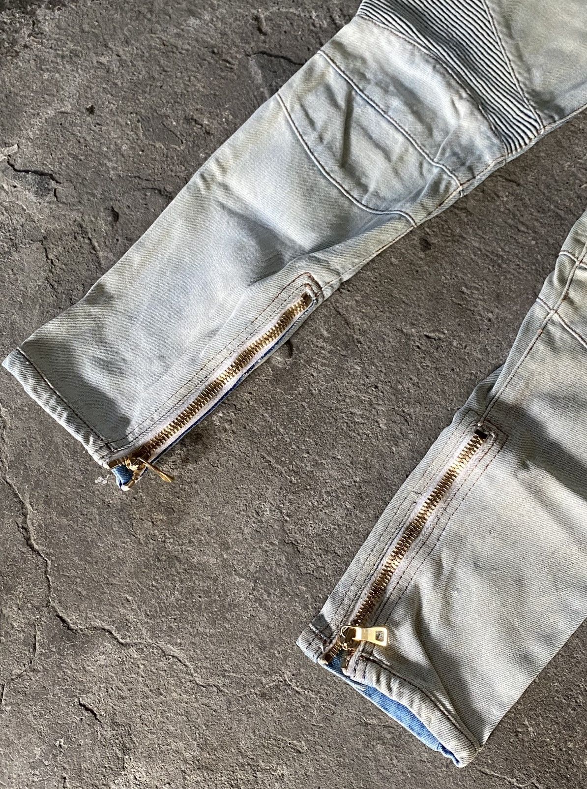 Balmain Balmain - Ankle Zip Biker Jeans Size US 30 / EU 46 - 6 Thumbnail