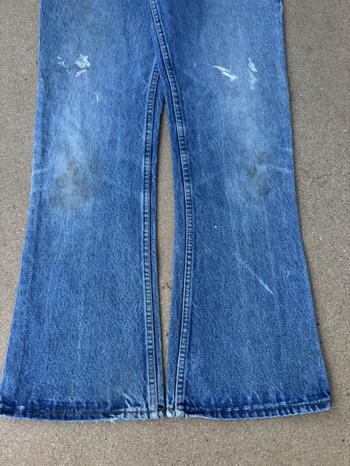 Levi's Vtg 70’s Levi’s 646 Orange Tab Bellbottom Flare Jeans 30x30 Size US 30 / EU 46 - 3 Thumbnail