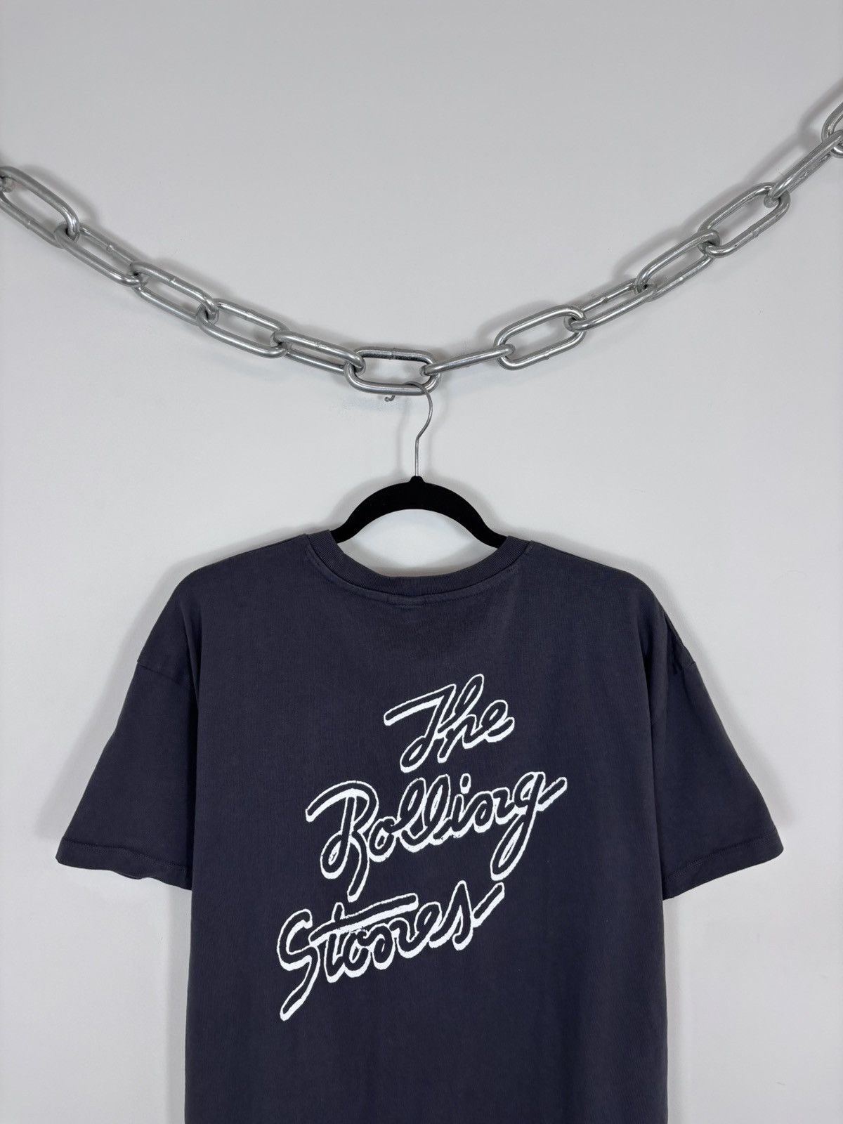 The Rolling Stones The Rolling Stones Big Tongue Logo Grey Band T-Shirt Tee Size US L / EU 52-54 / 3 - 11 Thumbnail