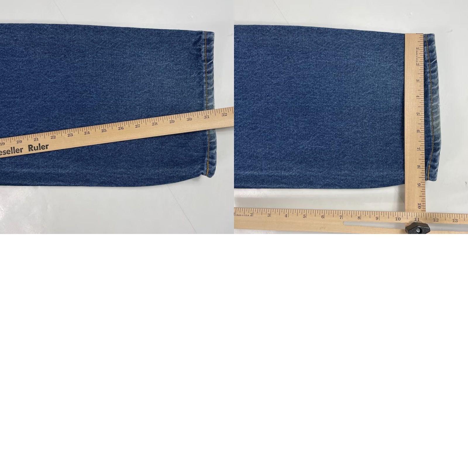 Levi's Levi's 90s Vintage Jeans Men Blue 40 Inch Straight Leg Denim Pocket Jeans Size US 40 / EU 56 - 9 Thumbnail