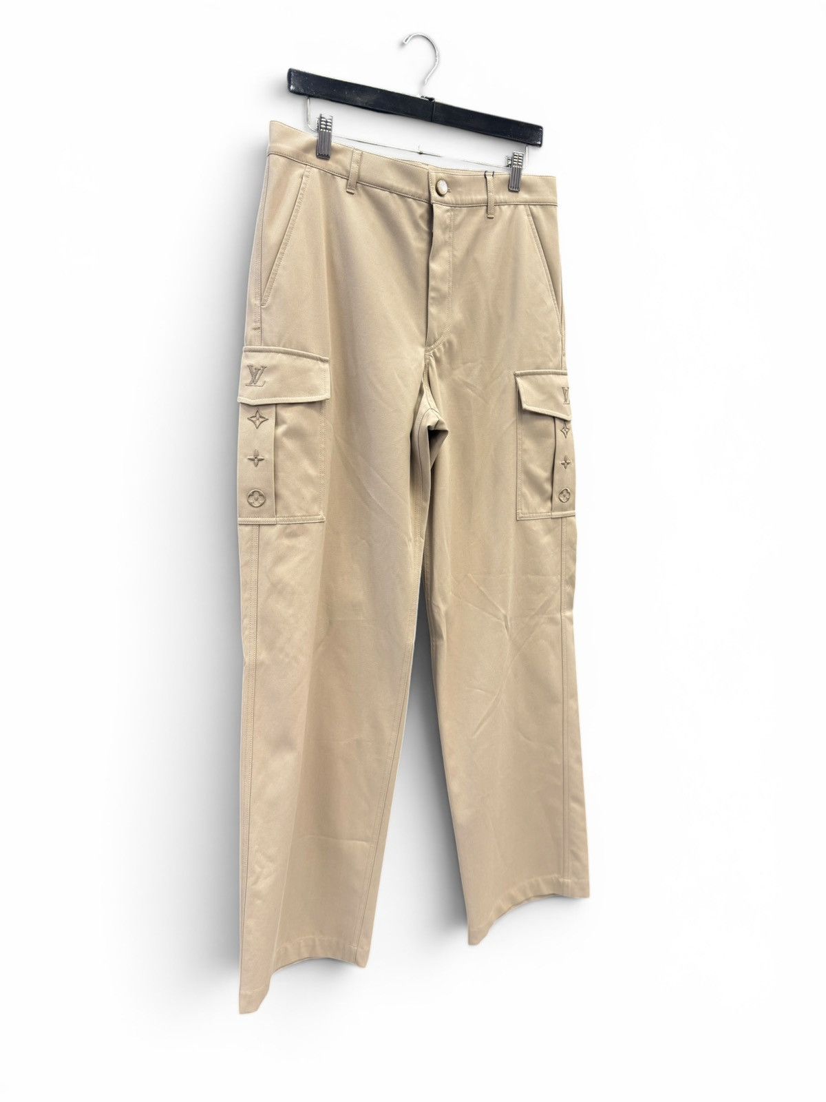 Louis Vuitton Louis Vuitton Beige Monogram Cargo Pants Size US 32 / EU 48 - 2 Thumbnail