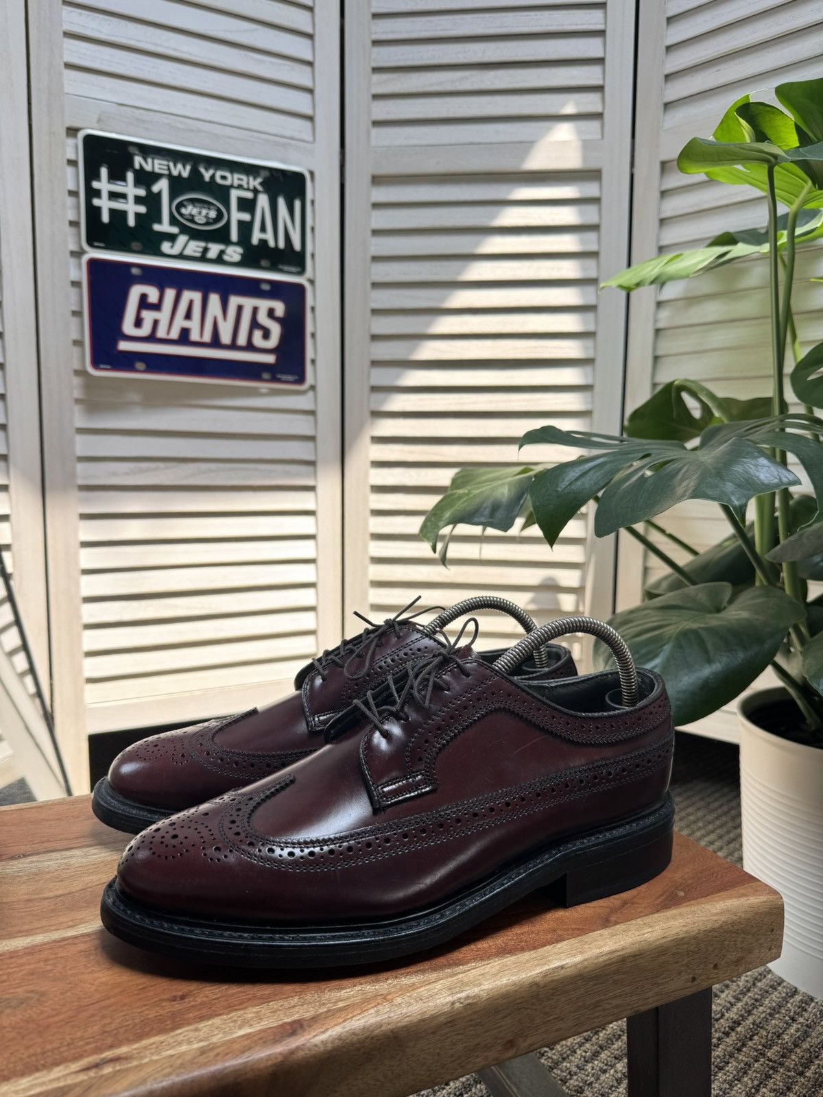 Leather Men’s Premium Luxury Leather Brogue Dexter Made In Usa 🇺🇸 Size US 9.5 / EU 42-43 - 2 Thumbnail