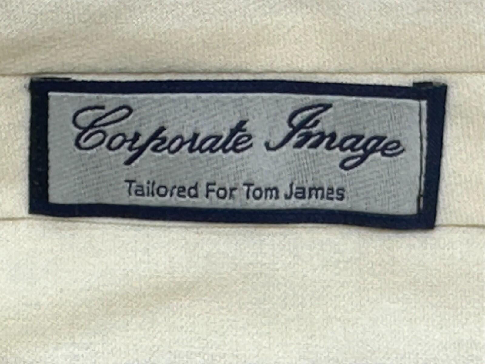Other Tom James Corporate Image Flat Dress Pants Brown Mens 40/27 Size US 40 / EU 56 - 6 Thumbnail