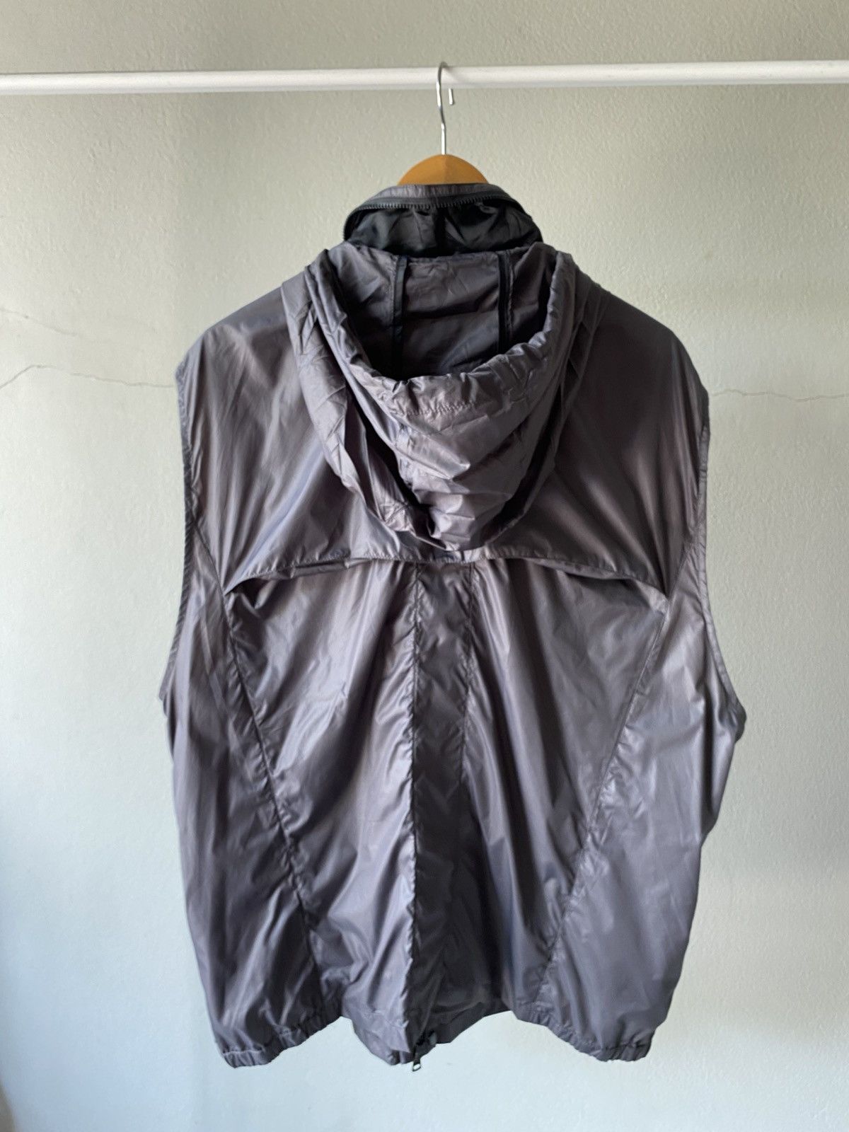 Armani Exchange ARMANI EXCHANGE Gray Utility Vest with Multiple Pockets Size US XL / EU 56 / 4 - 12 Thumbnail