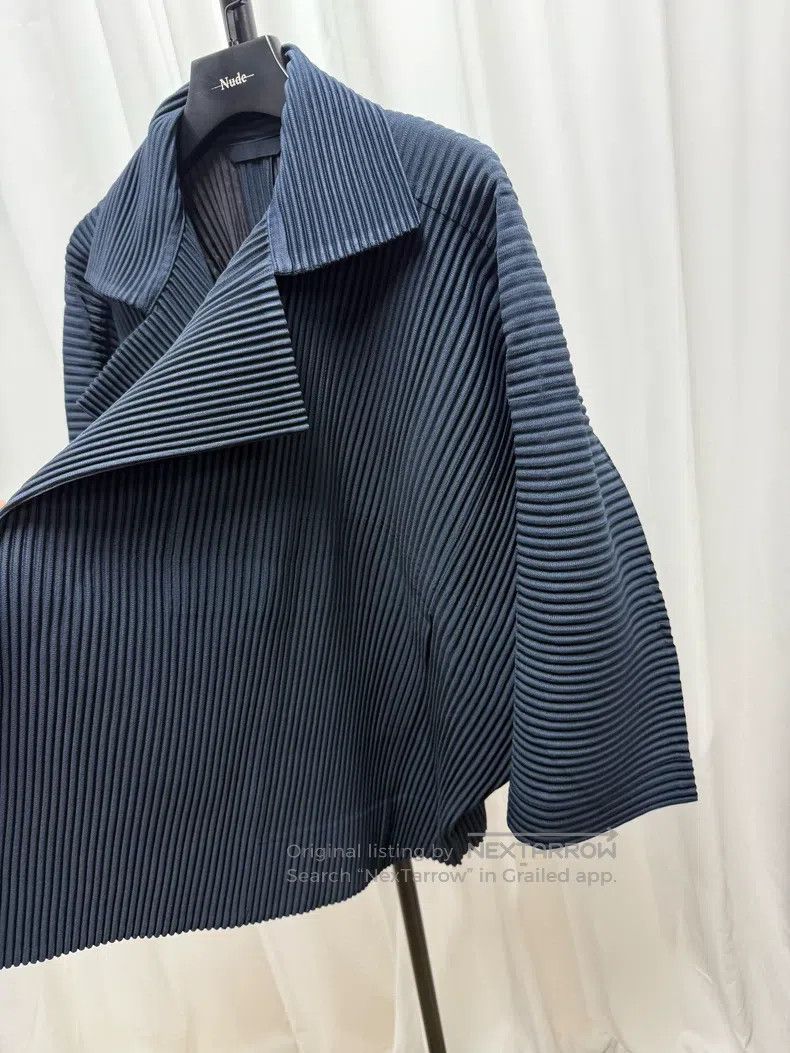 Issey Miyake Issey Miyake Ruffled Loose Fit Unbuttoned Jacket Size S / US 4 / IT 40 - 4 Thumbnail