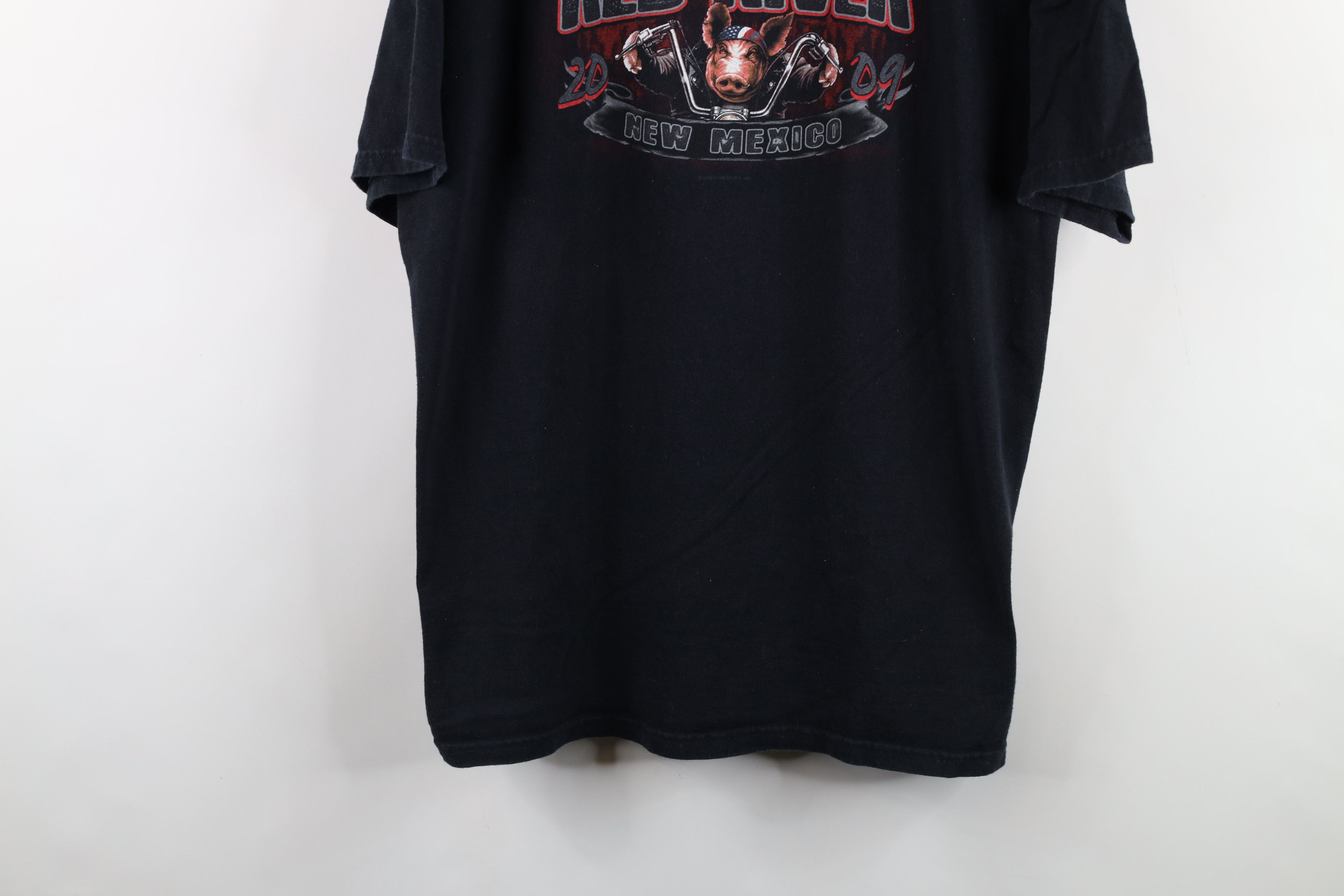 Vintage Vintage Y2K 2009 Fire Flames Motorcycle Short Sleeve T-Shirt Size US XL / EU 56 / 4 - 3 Thumbnail