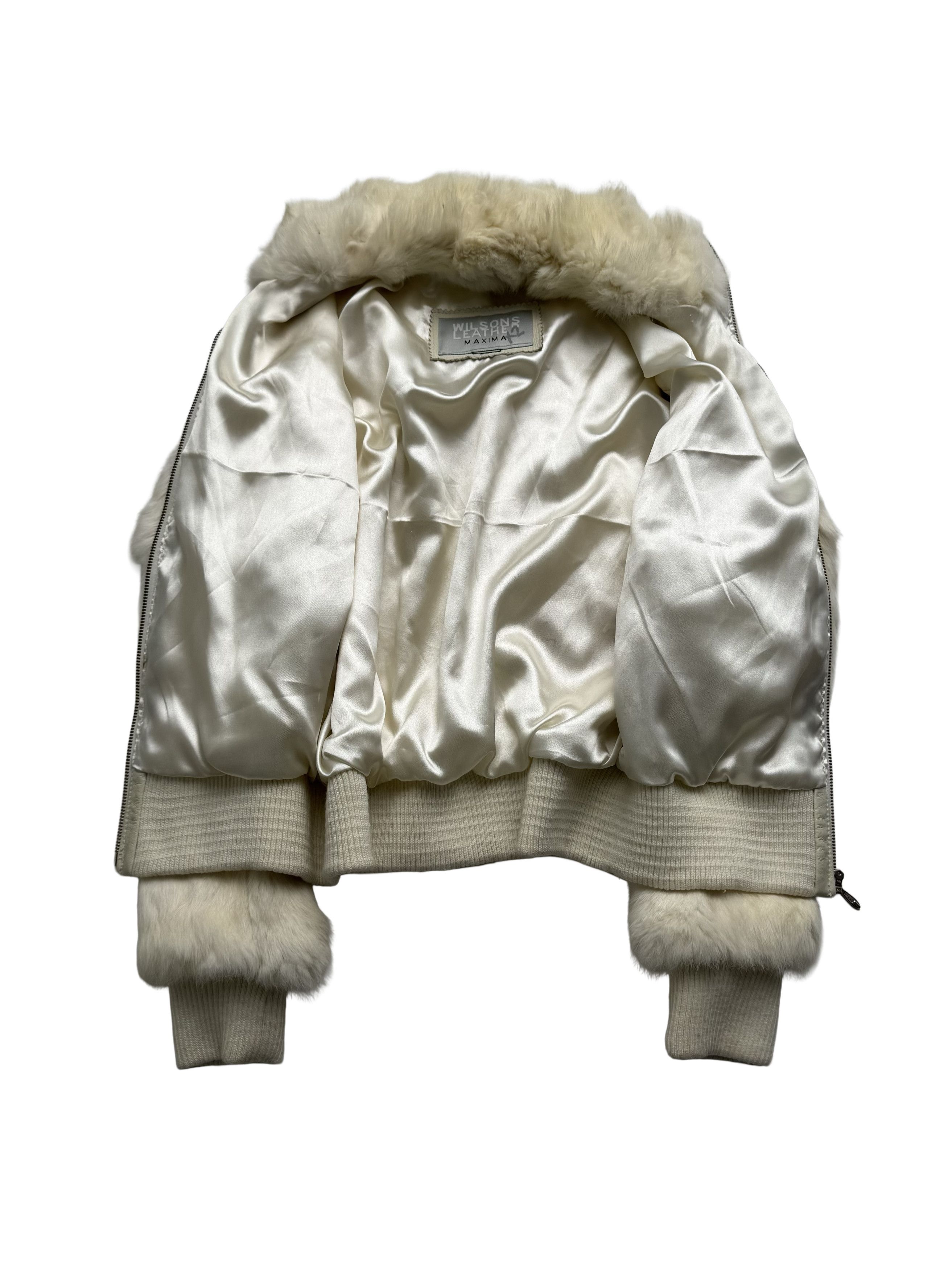 Vintage Vintage Real Rabbit Fur Cropped Jacket Size M / US 6-8 / IT 42-44 - 8 Thumbnail