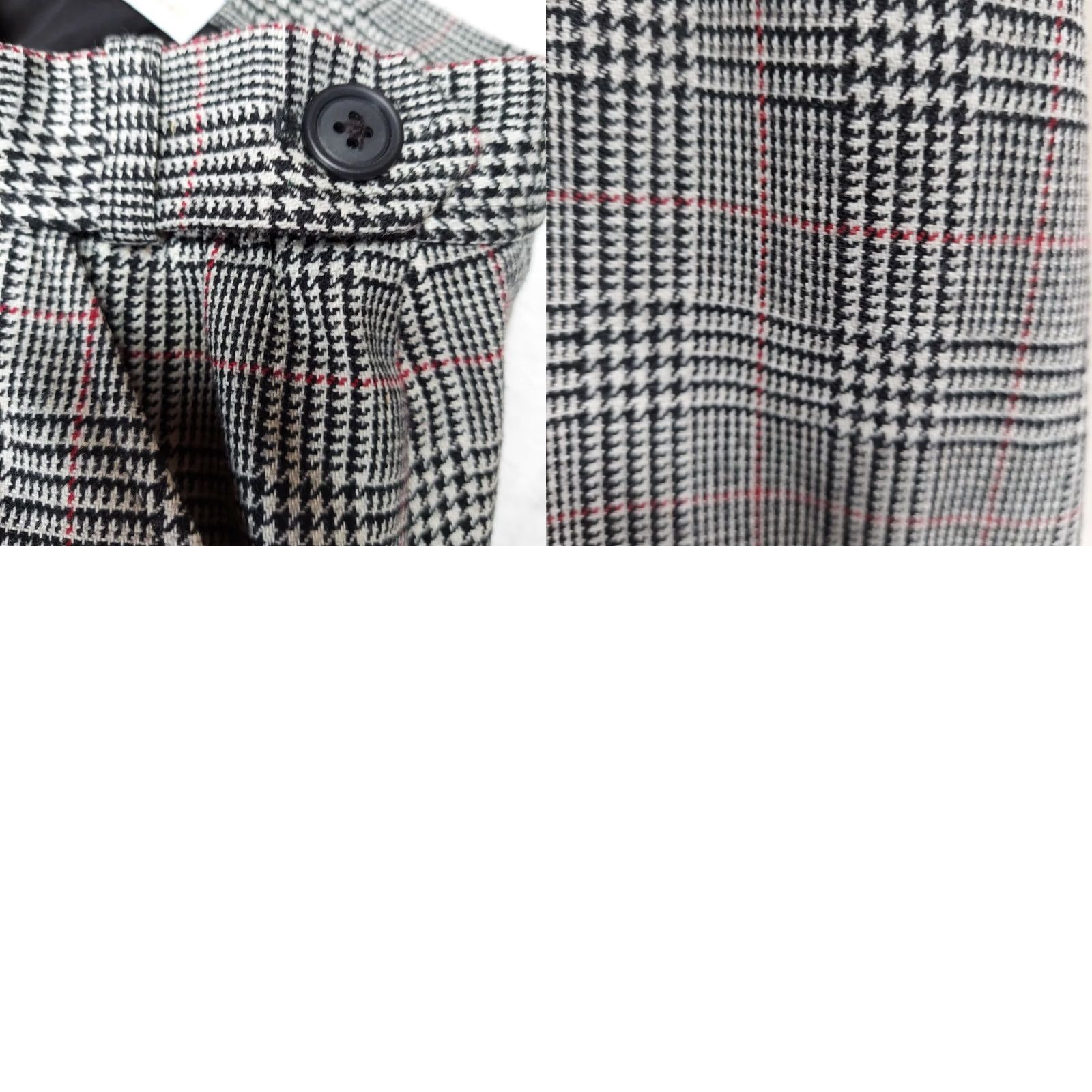 Talbots Talbots Austin Hills Skirt A-Line Midi Women 16 Black White Plaid Pockets Zip Button Fall Spring Summer Vintage No Size 38" / US 16 / IT 52 - 8 Thumbnail