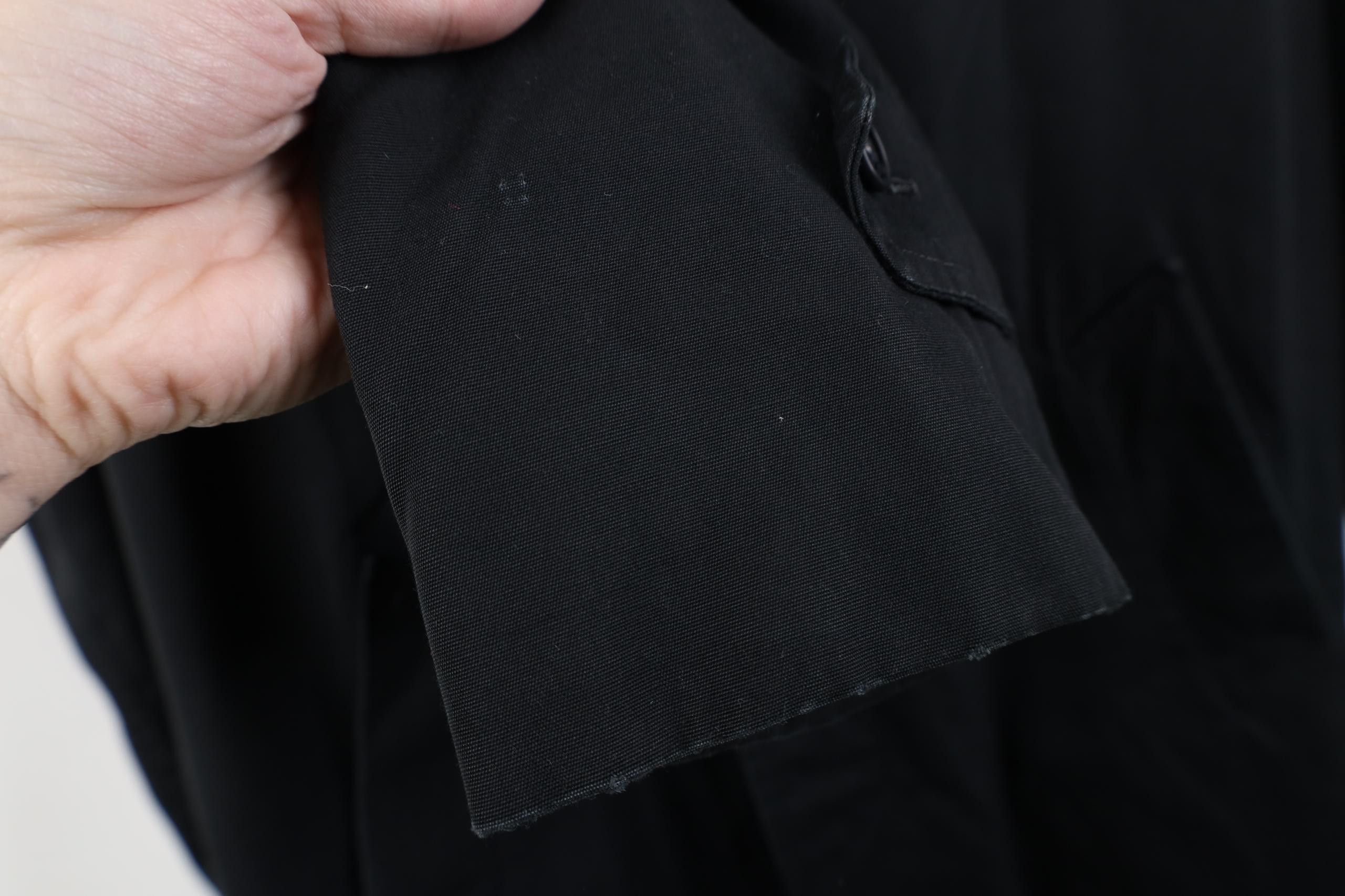 Vintage Vintage 50s 60s Lined Trench Coat Rain Jacket Black USA Size US L / EU 52-54 / 3 - 10 Thumbnail